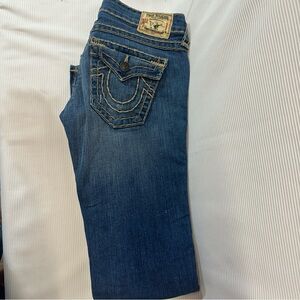 True Religion Jeans Womens 28 Blue Denim Pants Billy Jeans Rn 112790
